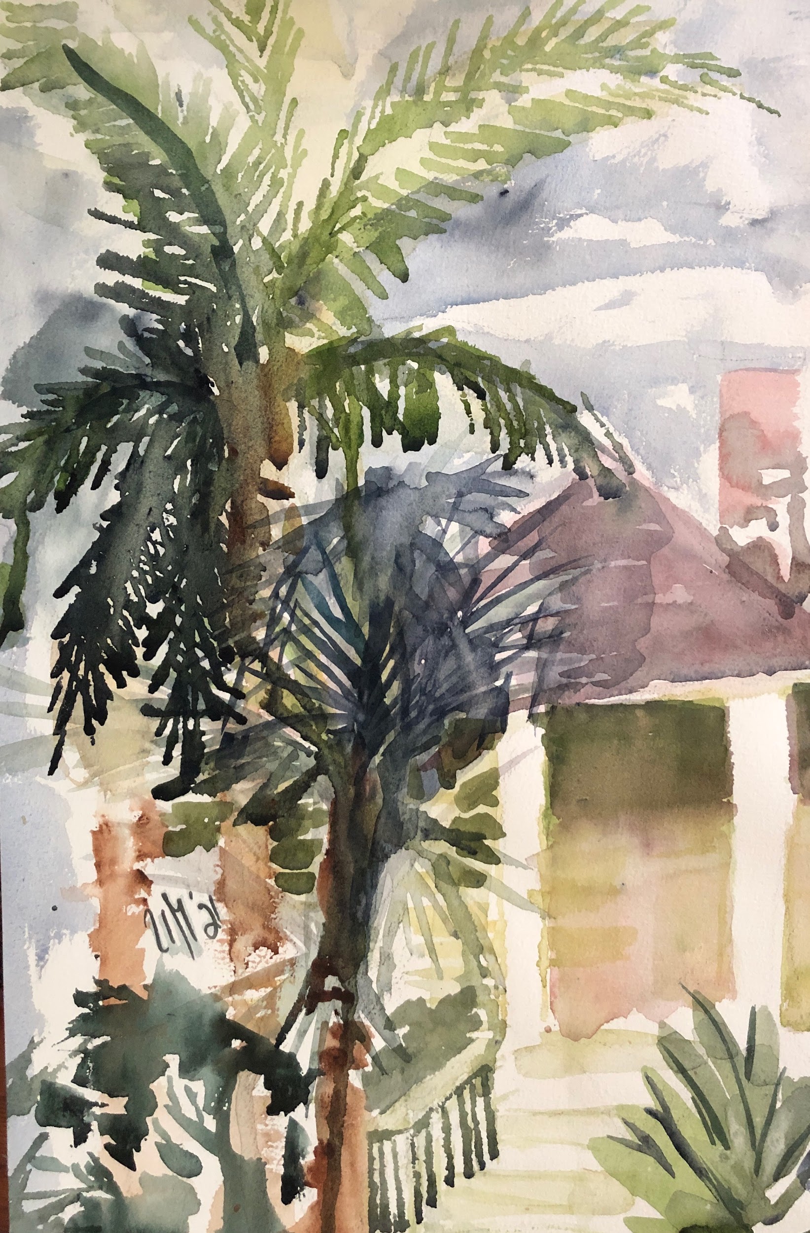 Structure with Rain